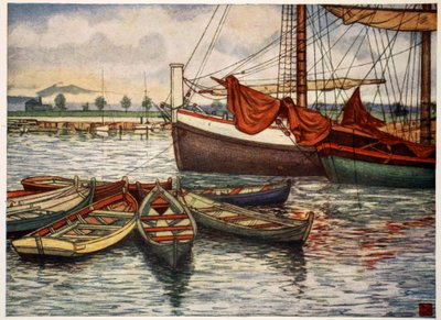 Trondhjem: Barcos antiguos, 1905 de Nico Jungman